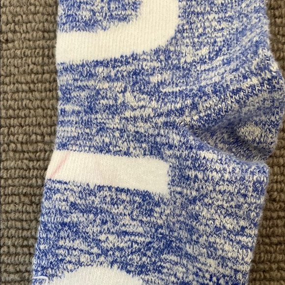 Birkenstock Heathered Blue and White Chunky Socks - Picture 4 of 8